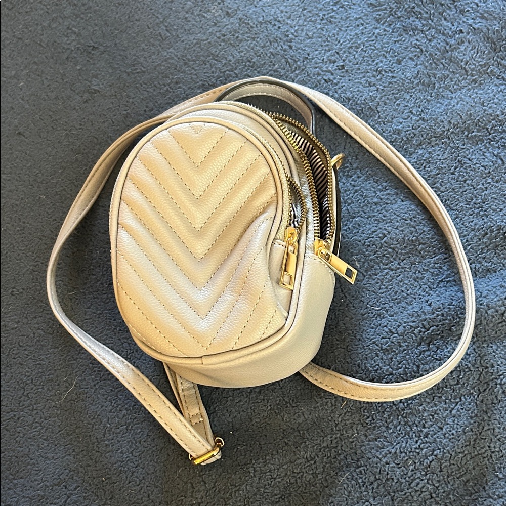 Elegant Gray Small Crossbody Bag